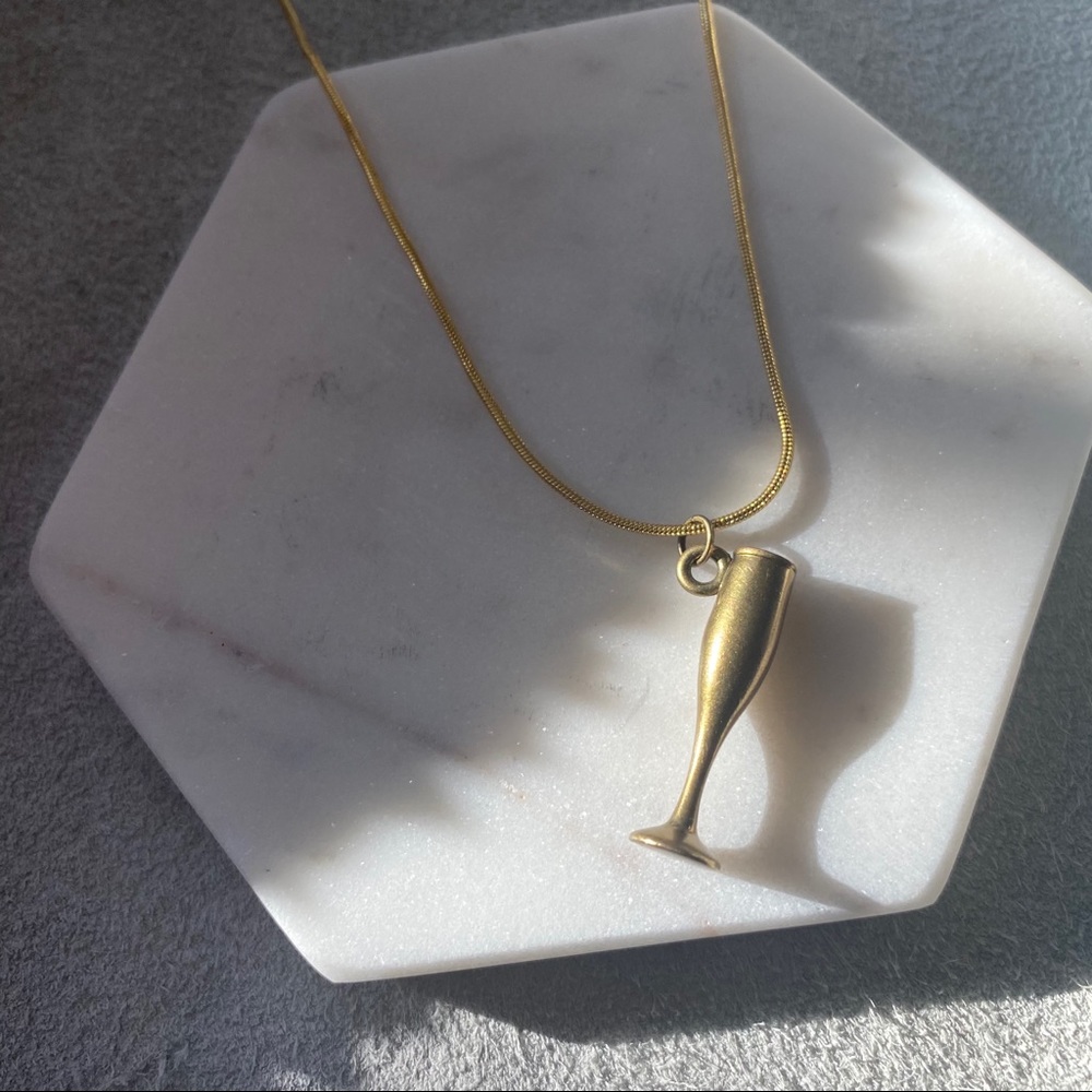 Champagne Pendant Necklace - Picture 4 of 5